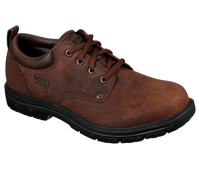 Zapatos Sin Cordones Skechers Hombre - Segment Marrones SZOEA4608